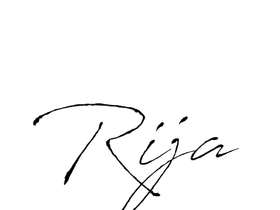 Best and Professional Signature Style for Rija. Antro_Vectra Best Signature Style Collection. Rija signature style 6 images and pictures png