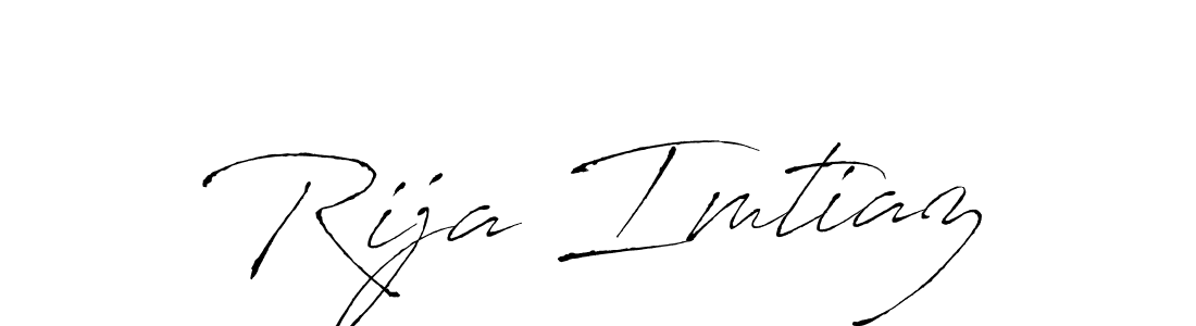 The best way (Antro_Vectra) to make a short signature is to pick only two or three words in your name. The name Rija Imtiaz include a total of six letters. For converting this name. Rija Imtiaz signature style 6 images and pictures png
