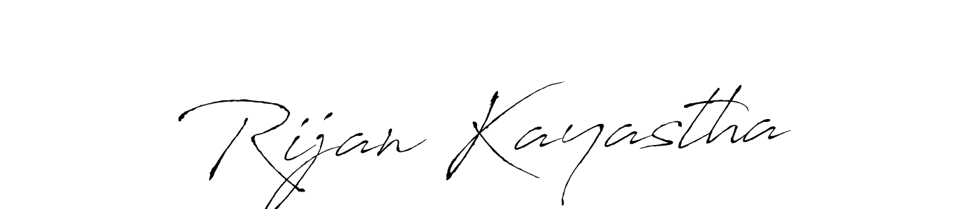 Rijan Kayastha stylish signature style. Best Handwritten Sign (Antro_Vectra) for my name. Handwritten Signature Collection Ideas for my name Rijan Kayastha. Rijan Kayastha signature style 6 images and pictures png