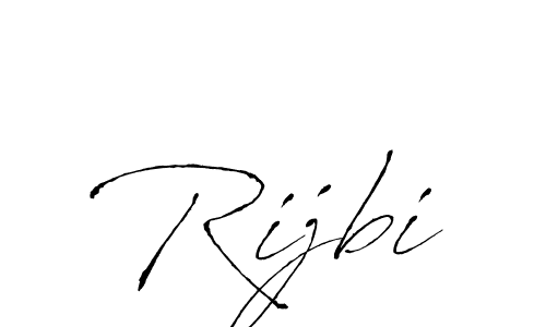 Rijbi stylish signature style. Best Handwritten Sign (Antro_Vectra) for my name. Handwritten Signature Collection Ideas for my name Rijbi. Rijbi signature style 6 images and pictures png