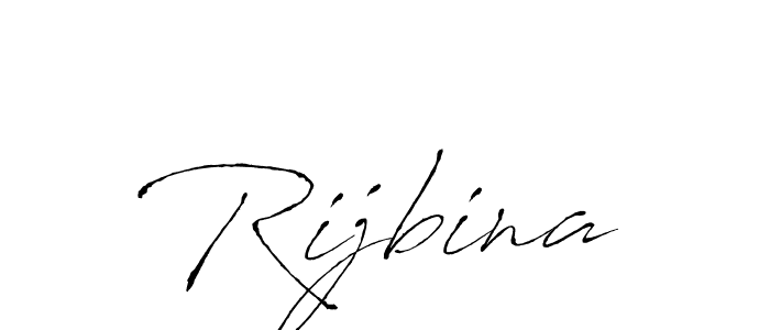 How to make Rijbina signature? Antro_Vectra is a professional autograph style. Create handwritten signature for Rijbina name. Rijbina signature style 6 images and pictures png