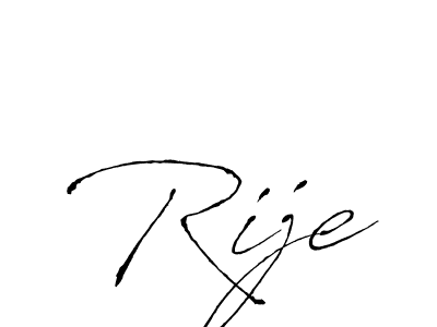 How to make Rije name signature. Use Antro_Vectra style for creating short signs online. This is the latest handwritten sign. Rije signature style 6 images and pictures png