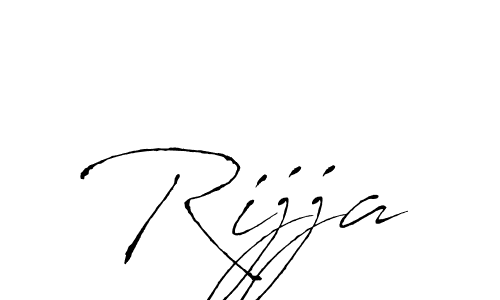 Use a signature maker to create a handwritten signature online. With this signature software, you can design (Antro_Vectra) your own signature for name Rijja. Rijja signature style 6 images and pictures png