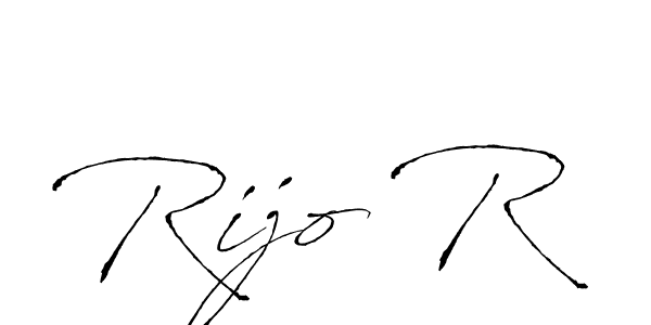 How to make Rijo R signature? Antro_Vectra is a professional autograph style. Create handwritten signature for Rijo R name. Rijo R signature style 6 images and pictures png