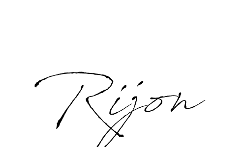 Once you've used our free online signature maker to create your best signature Antro_Vectra style, it's time to enjoy all of the benefits that Rijon name signing documents. Rijon signature style 6 images and pictures png