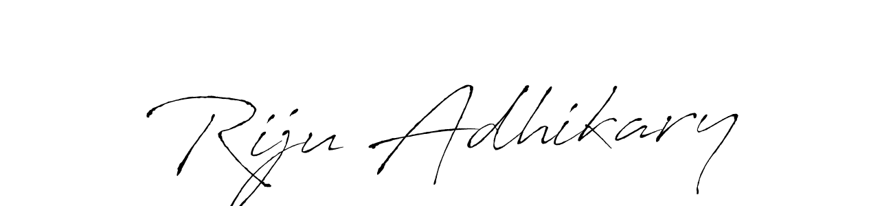 Also You can easily find your signature by using the search form. We will create Riju Adhikary name handwritten signature images for you free of cost using Antro_Vectra sign style. Riju Adhikary signature style 6 images and pictures png