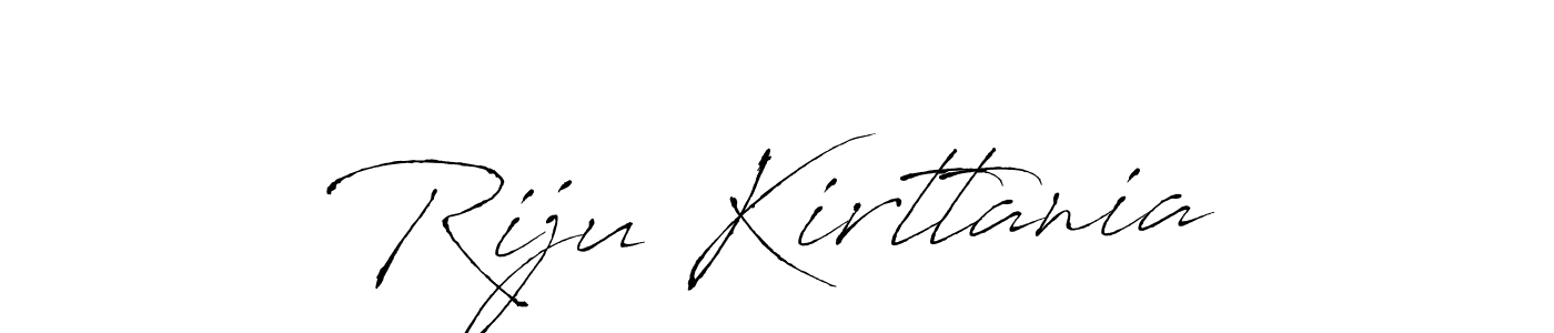 Also You can easily find your signature by using the search form. We will create Riju Kirttania name handwritten signature images for you free of cost using Antro_Vectra sign style. Riju Kirttania signature style 6 images and pictures png