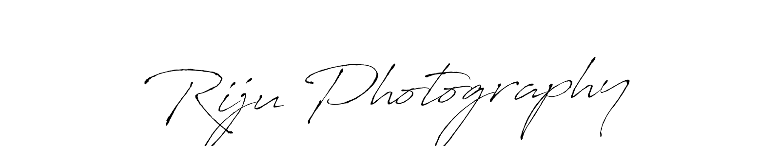 Make a beautiful signature design for name Riju Photography. With this signature (Antro_Vectra) style, you can create a handwritten signature for free. Riju Photography signature style 6 images and pictures png