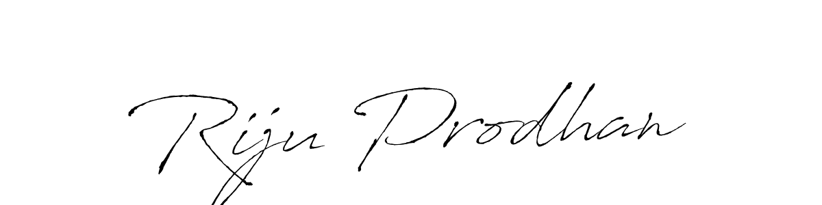 The best way (Antro_Vectra) to make a short signature is to pick only two or three words in your name. The name Riju Prodhan include a total of six letters. For converting this name. Riju Prodhan signature style 6 images and pictures png