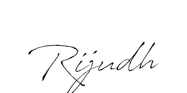 Use a signature maker to create a handwritten signature online. With this signature software, you can design (Antro_Vectra) your own signature for name Rijudh. Rijudh signature style 6 images and pictures png
