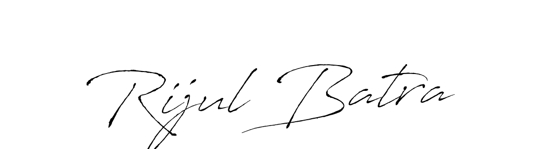 Also You can easily find your signature by using the search form. We will create Rijul Batra name handwritten signature images for you free of cost using Antro_Vectra sign style. Rijul Batra signature style 6 images and pictures png