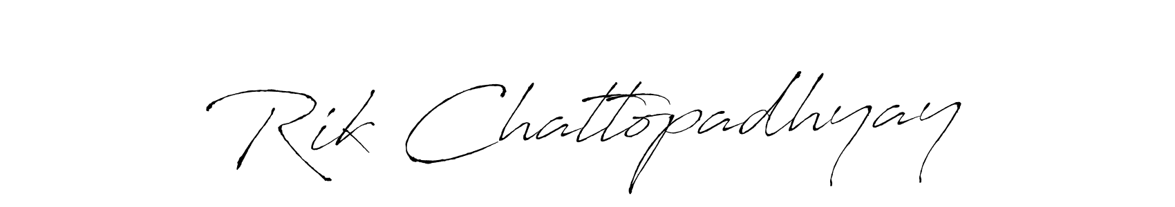 Use a signature maker to create a handwritten signature online. With this signature software, you can design (Antro_Vectra) your own signature for name Rik Chattopadhyay. Rik Chattopadhyay signature style 6 images and pictures png