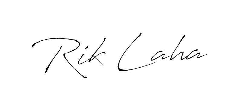 Rik Laha stylish signature style. Best Handwritten Sign (Antro_Vectra) for my name. Handwritten Signature Collection Ideas for my name Rik Laha. Rik Laha signature style 6 images and pictures png