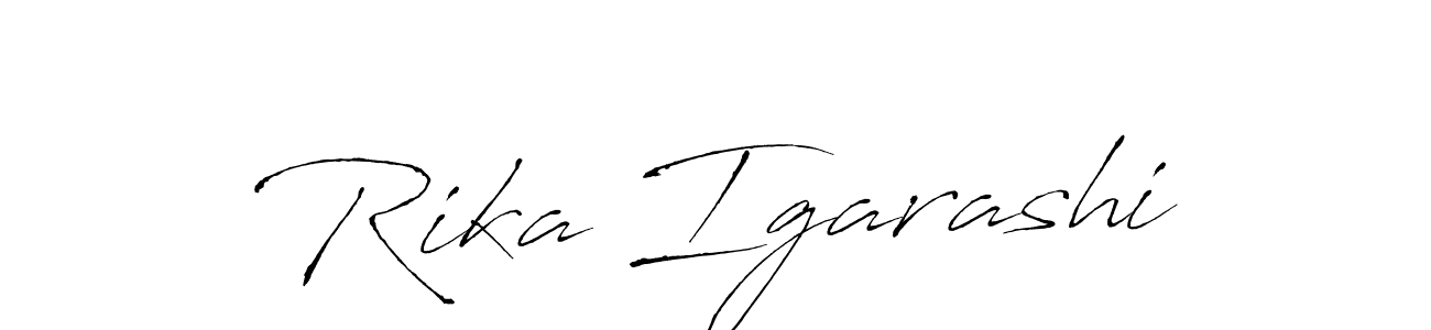 Also You can easily find your signature by using the search form. We will create Rika Igarashi name handwritten signature images for you free of cost using Antro_Vectra sign style. Rika Igarashi signature style 6 images and pictures png