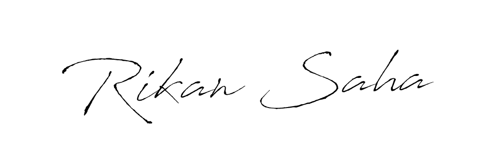 This is the best signature style for the Rikan Saha name. Also you like these signature font (Antro_Vectra). Mix name signature. Rikan Saha signature style 6 images and pictures png