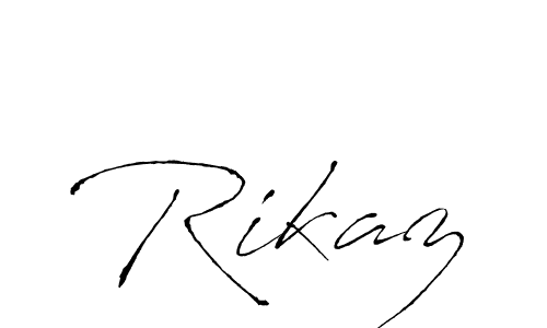 Also we have Rikaz name is the best signature style. Create professional handwritten signature collection using Antro_Vectra autograph style. Rikaz signature style 6 images and pictures png