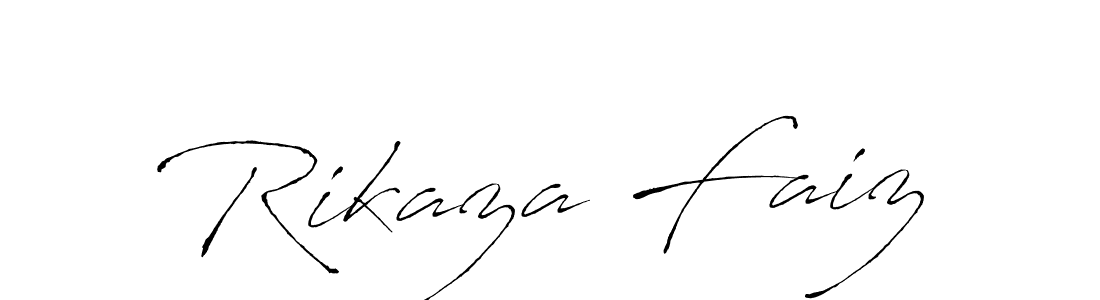 Design your own signature with our free online signature maker. With this signature software, you can create a handwritten (Antro_Vectra) signature for name Rikaza Faiz. Rikaza Faiz signature style 6 images and pictures png