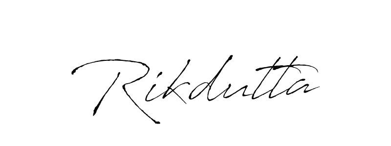 The best way (Antro_Vectra) to make a short signature is to pick only two or three words in your name. The name Rikdutta include a total of six letters. For converting this name. Rikdutta signature style 6 images and pictures png