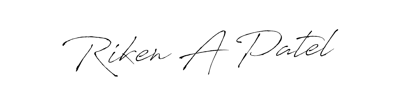 It looks lik you need a new signature style for name Riken A Patel. Design unique handwritten (Antro_Vectra) signature with our free signature maker in just a few clicks. Riken A Patel signature style 6 images and pictures png