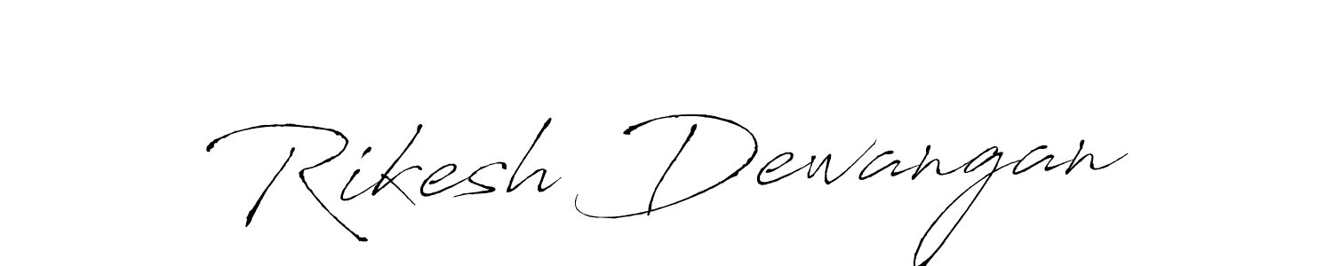 Use a signature maker to create a handwritten signature online. With this signature software, you can design (Antro_Vectra) your own signature for name Rikesh Dewangan. Rikesh Dewangan signature style 6 images and pictures png