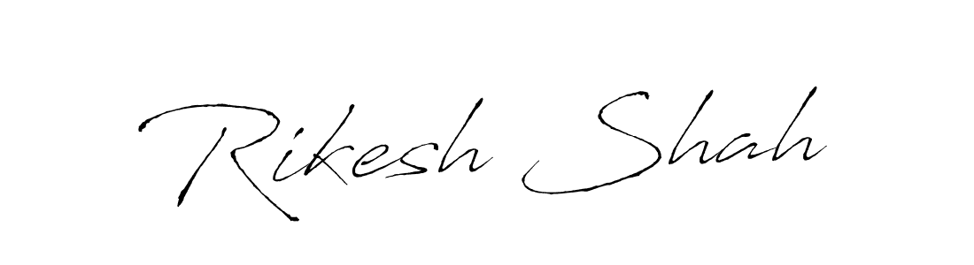 Design your own signature with our free online signature maker. With this signature software, you can create a handwritten (Antro_Vectra) signature for name Rikesh Shah. Rikesh Shah signature style 6 images and pictures png