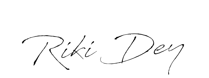 Also You can easily find your signature by using the search form. We will create Riki Dey name handwritten signature images for you free of cost using Antro_Vectra sign style. Riki Dey signature style 6 images and pictures png