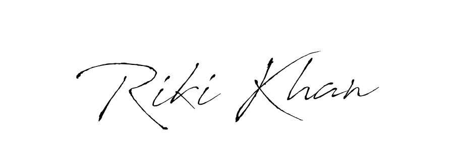 Make a short Riki Khan signature style. Manage your documents anywhere anytime using Antro_Vectra. Create and add eSignatures, submit forms, share and send files easily. Riki Khan signature style 6 images and pictures png