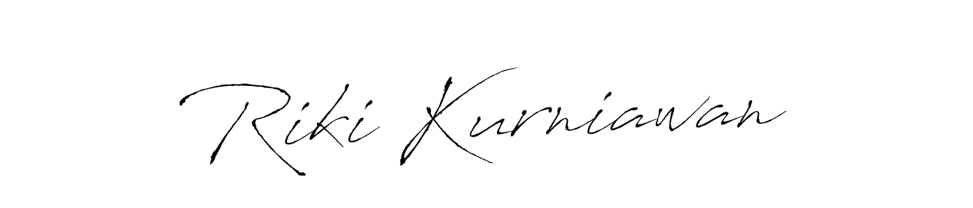 Use a signature maker to create a handwritten signature online. With this signature software, you can design (Antro_Vectra) your own signature for name Riki Kurniawan. Riki Kurniawan signature style 6 images and pictures png