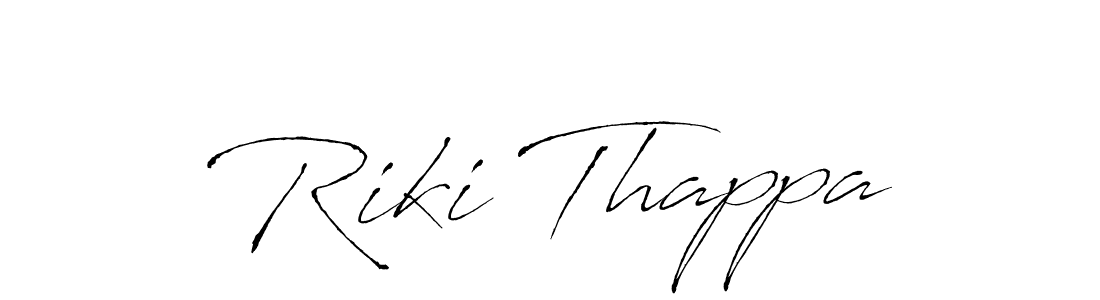 Similarly Antro_Vectra is the best handwritten signature design. Signature creator online .You can use it as an online autograph creator for name Riki Thappa. Riki Thappa signature style 6 images and pictures png