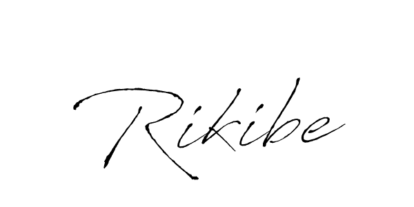 Antro_Vectra is a professional signature style that is perfect for those who want to add a touch of class to their signature. It is also a great choice for those who want to make their signature more unique. Get Rikibe name to fancy signature for free. Rikibe signature style 6 images and pictures png