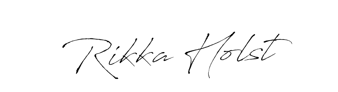 How to Draw Rikka Holst signature style? Antro_Vectra is a latest design signature styles for name Rikka Holst. Rikka Holst signature style 6 images and pictures png