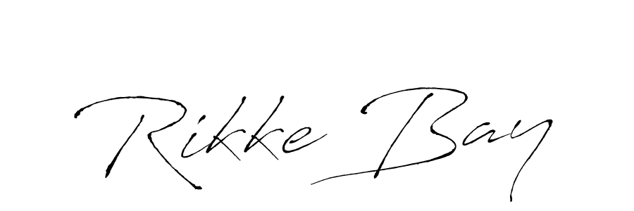 Design your own signature with our free online signature maker. With this signature software, you can create a handwritten (Antro_Vectra) signature for name Rikke Bay. Rikke Bay signature style 6 images and pictures png