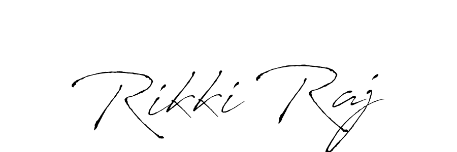 Use a signature maker to create a handwritten signature online. With this signature software, you can design (Antro_Vectra) your own signature for name Rikki Raj. Rikki Raj signature style 6 images and pictures png