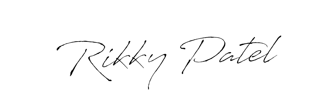 This is the best signature style for the Rikky Patel name. Also you like these signature font (Antro_Vectra). Mix name signature. Rikky Patel signature style 6 images and pictures png