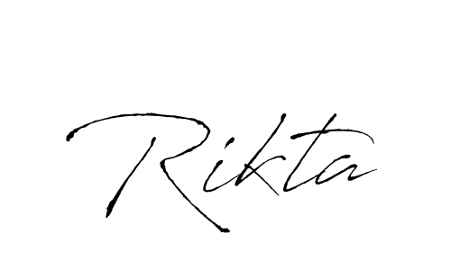 It looks lik you need a new signature style for name Rikta. Design unique handwritten (Antro_Vectra) signature with our free signature maker in just a few clicks. Rikta signature style 6 images and pictures png