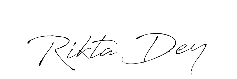 You should practise on your own different ways (Antro_Vectra) to write your name (Rikta Dey) in signature. don't let someone else do it for you. Rikta Dey signature style 6 images and pictures png