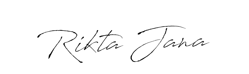 Use a signature maker to create a handwritten signature online. With this signature software, you can design (Antro_Vectra) your own signature for name Rikta Jana. Rikta Jana signature style 6 images and pictures png