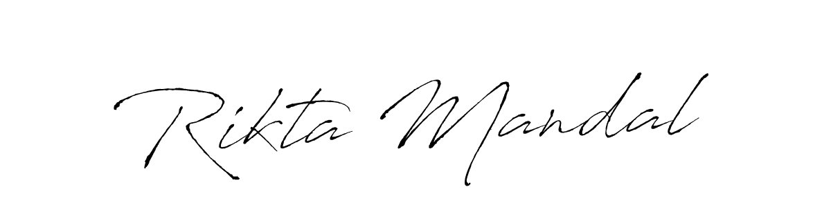 Similarly Antro_Vectra is the best handwritten signature design. Signature creator online .You can use it as an online autograph creator for name Rikta Mandal. Rikta Mandal signature style 6 images and pictures png