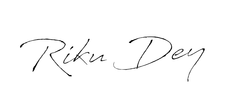 The best way (Antro_Vectra) to make a short signature is to pick only two or three words in your name. The name Riku Dey include a total of six letters. For converting this name. Riku Dey signature style 6 images and pictures png