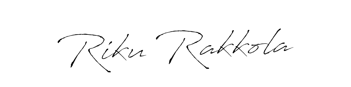 This is the best signature style for the Riku Rakkola name. Also you like these signature font (Antro_Vectra). Mix name signature. Riku Rakkola signature style 6 images and pictures png