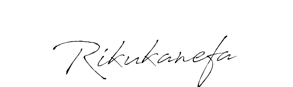 Make a beautiful signature design for name Rikukanefa. With this signature (Antro_Vectra) style, you can create a handwritten signature for free. Rikukanefa signature style 6 images and pictures png