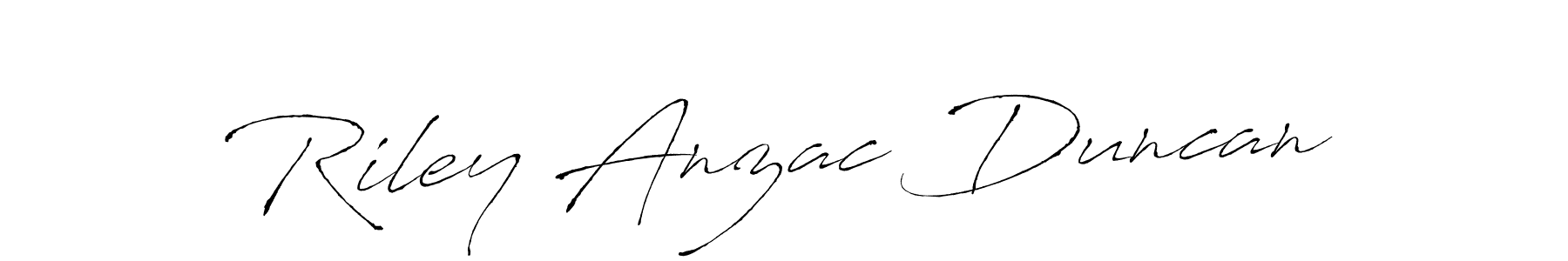 It looks lik you need a new signature style for name Riley Anzac Duncan. Design unique handwritten (Antro_Vectra) signature with our free signature maker in just a few clicks. Riley Anzac Duncan signature style 6 images and pictures png
