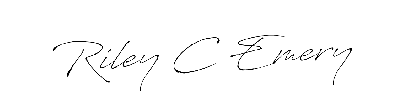 Best and Professional Signature Style for Riley C Emery. Antro_Vectra Best Signature Style Collection. Riley C Emery signature style 6 images and pictures png