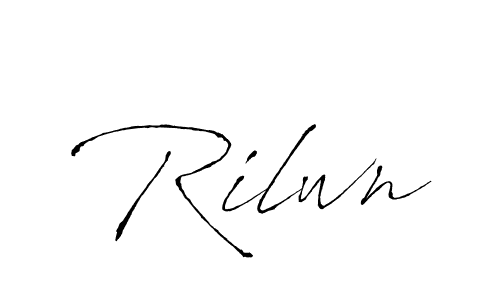 Create a beautiful signature design for name Rilwn. With this signature (Antro_Vectra) fonts, you can make a handwritten signature for free. Rilwn signature style 6 images and pictures png