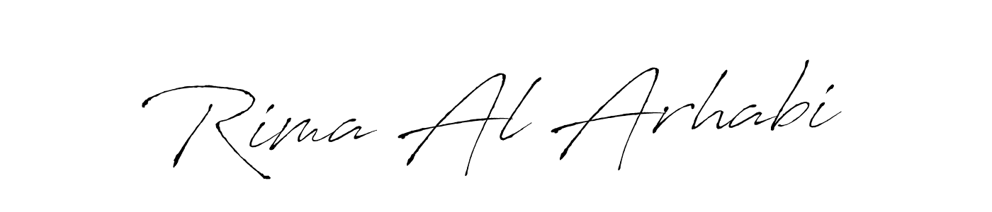 Create a beautiful signature design for name Rima Al Arhabi. With this signature (Antro_Vectra) fonts, you can make a handwritten signature for free. Rima Al Arhabi signature style 6 images and pictures png