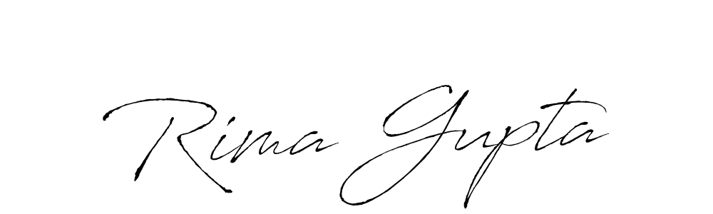 Create a beautiful signature design for name Rima Gupta. With this signature (Antro_Vectra) fonts, you can make a handwritten signature for free. Rima Gupta signature style 6 images and pictures png