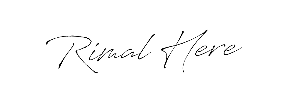 Also we have Rimal Here name is the best signature style. Create professional handwritten signature collection using Antro_Vectra autograph style. Rimal Here signature style 6 images and pictures png