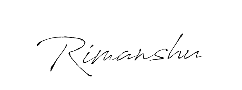 Make a short Rimanshu signature style. Manage your documents anywhere anytime using Antro_Vectra. Create and add eSignatures, submit forms, share and send files easily. Rimanshu signature style 6 images and pictures png