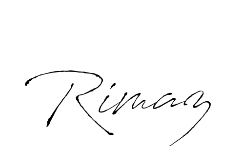 How to make Rimaz name signature. Use Antro_Vectra style for creating short signs online. This is the latest handwritten sign. Rimaz signature style 6 images and pictures png