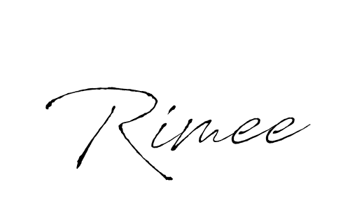 You should practise on your own different ways (Antro_Vectra) to write your name (Rimee) in signature. don't let someone else do it for you. Rimee signature style 6 images and pictures png